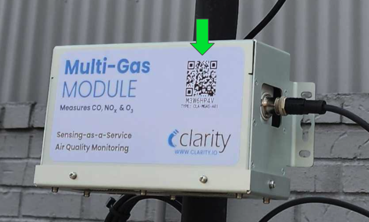 Where to find the module ID and QR sticker