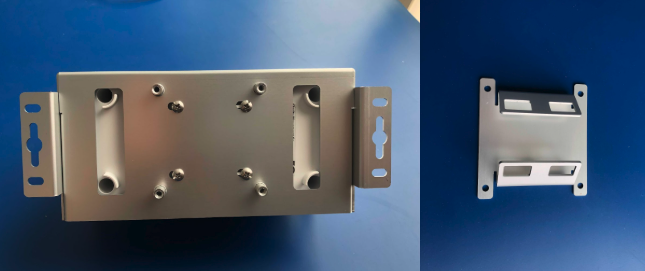 Mounting bracket attached to the back of the module
